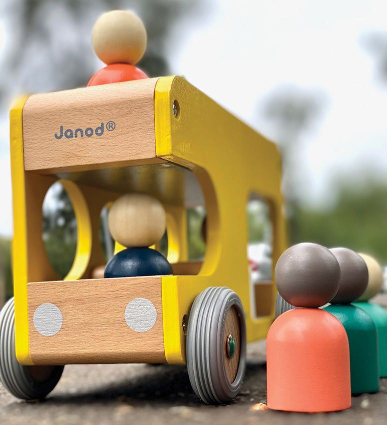 JANOD - School Bus - Wooden