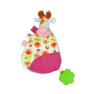 Ebulobo - Anemone the Cow Blanket - Baby Snuggle Toy