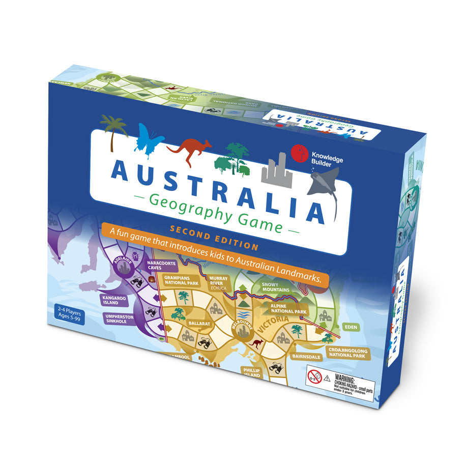 Australia Geography Game – Second Edition - Board Game