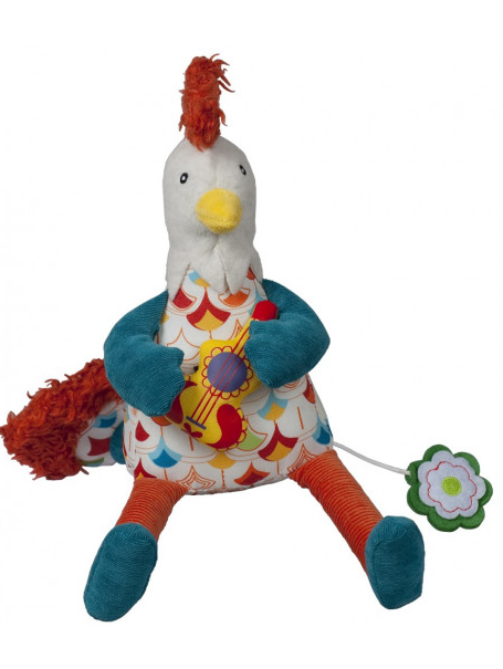 Ebulobo - Bob the Rooster - Musical Soft Baby Plush