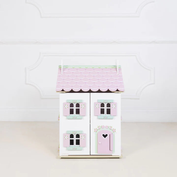 LE TOY VAN Dollhouse Sweetheart Cottage w/Furniture