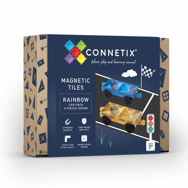 CONNETIX - Rainbow - 2 Piece Car Pack