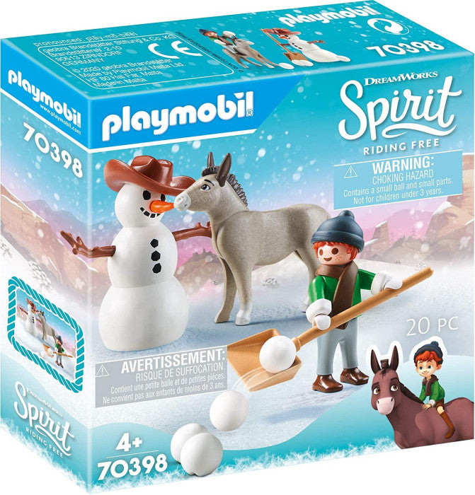 PLAYMOBIL Snips with Snowman - 70398
