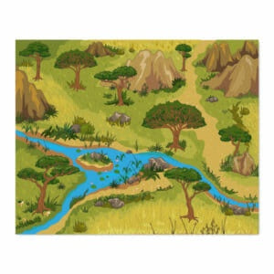 The Freckled Frog - Animals in the Wild Playmat