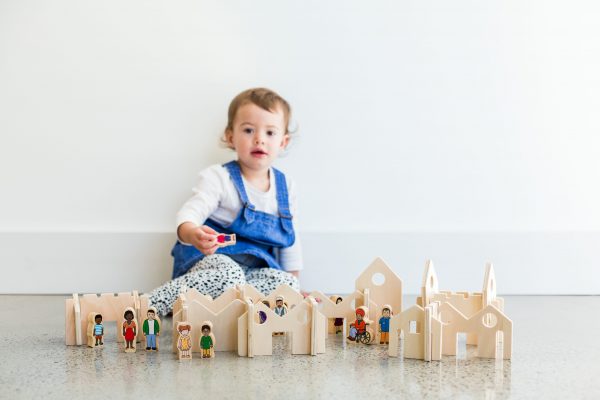 The Freckled Frog - Little Happy Architect - The Town - 22 Piece