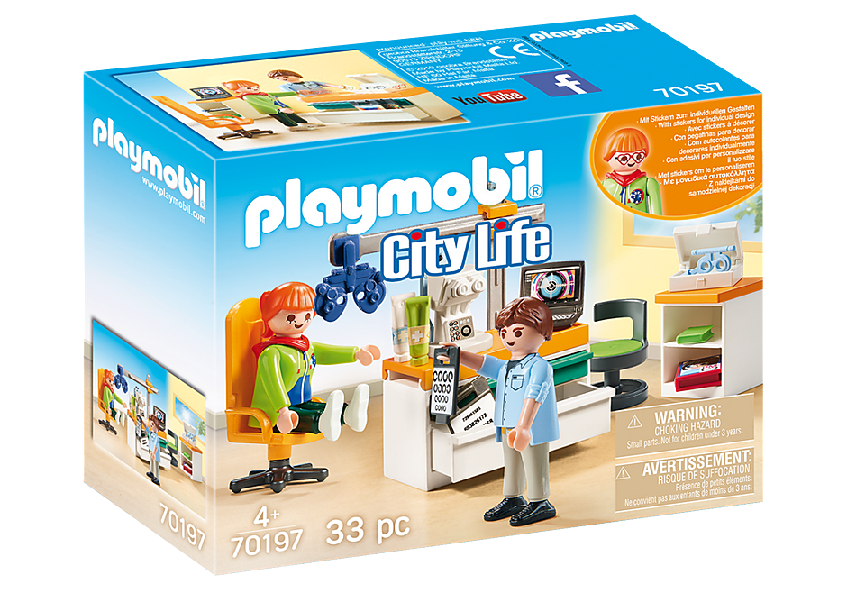 PLAYMOBIL - City Life Medical - Eye Doctor - 70197