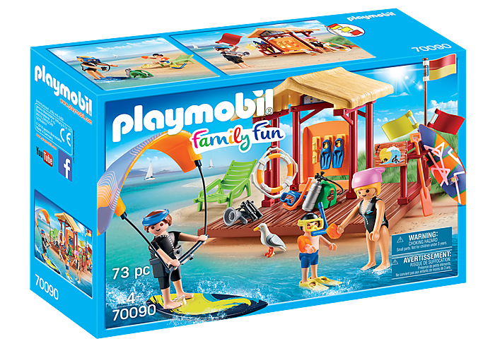 PLAYMOBIL Family Fun - Water Sports Lesson - 70090