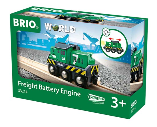 BRIO Train Battery  Powered - Freight Engine 33214