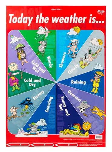 Gillian Miles - Today the Weather Is... - Wall Chart