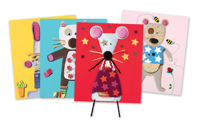 DJECO Art Kits - Collage for Littlies - Preschool