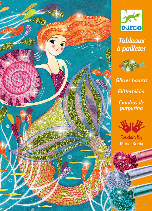 DJECO Art Kit- Glitter Boards - Mermaid