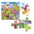 EEBOO - Puzzle - Dinosaur Island 64 piece