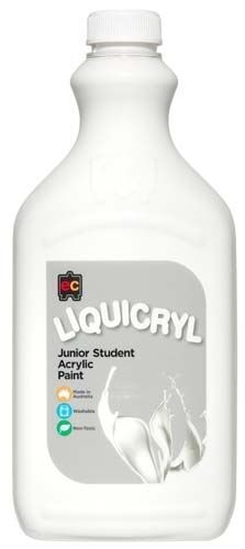 EC Liquicryl Junior Student Acrylic Paint - 2 Litre -  Christmas Set of 3