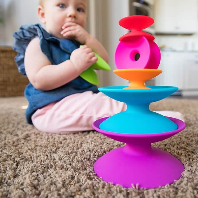 FAT BRAIN TOYS - Spoolz - Stacking Toy