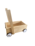 Wooden Wagon - Natural - Rubber Wheels
