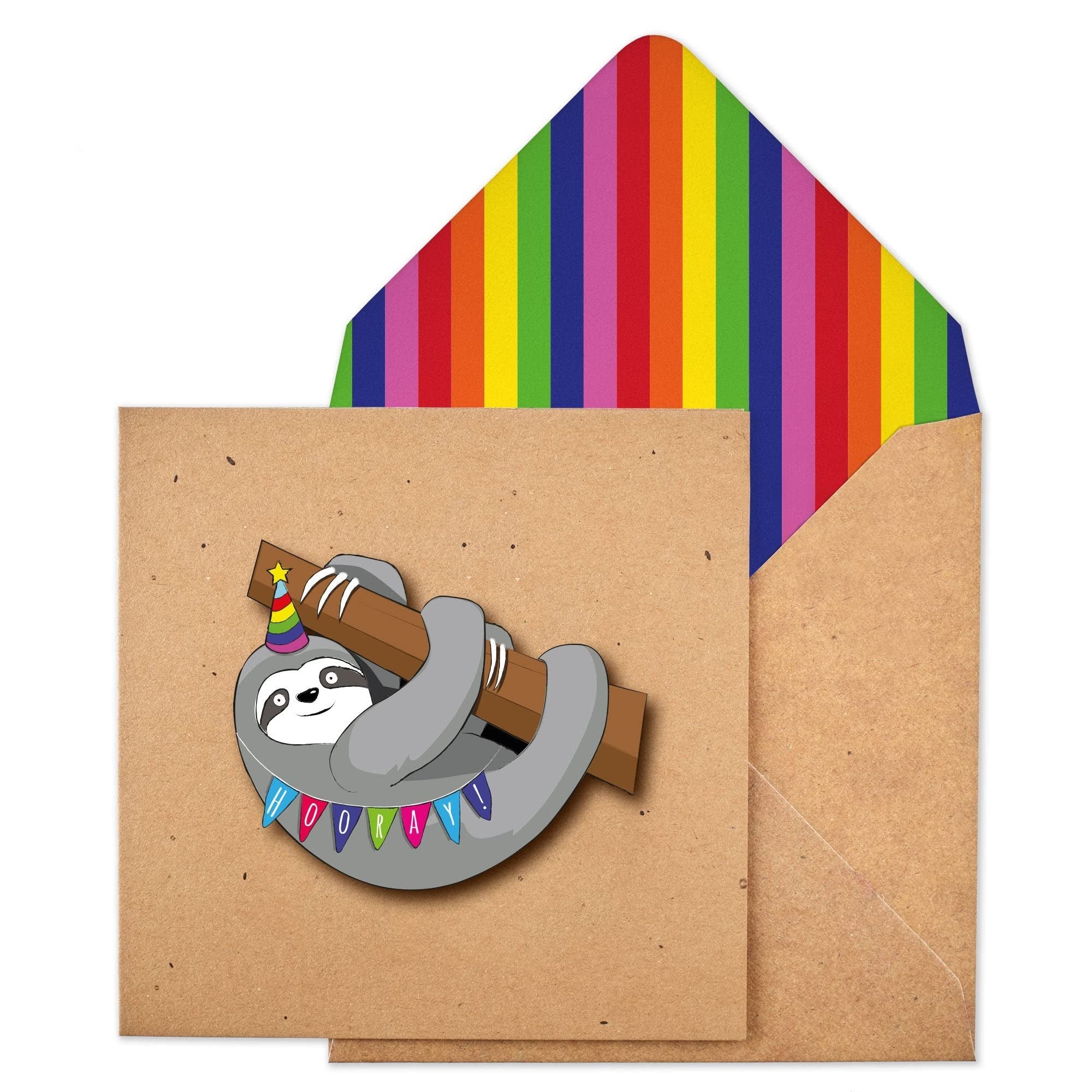 Greeting Card - Tache - Birthday Sloth