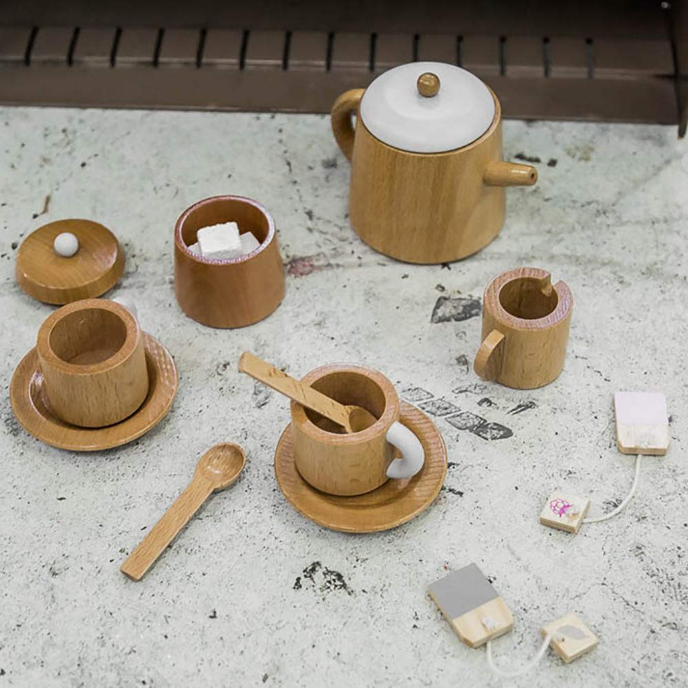 MAKE ME ICONIC - Tea Set - Wooden