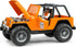 BRUDER -JEEP CROSS COUNTRY RACER BLUE WITH DRIVER Orange 2542