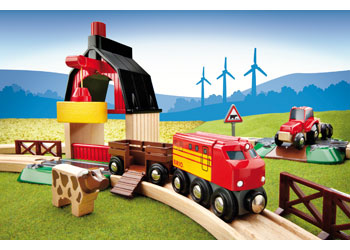 BRIO Train Set -  Farm Railway Set 20 pieces - 33719