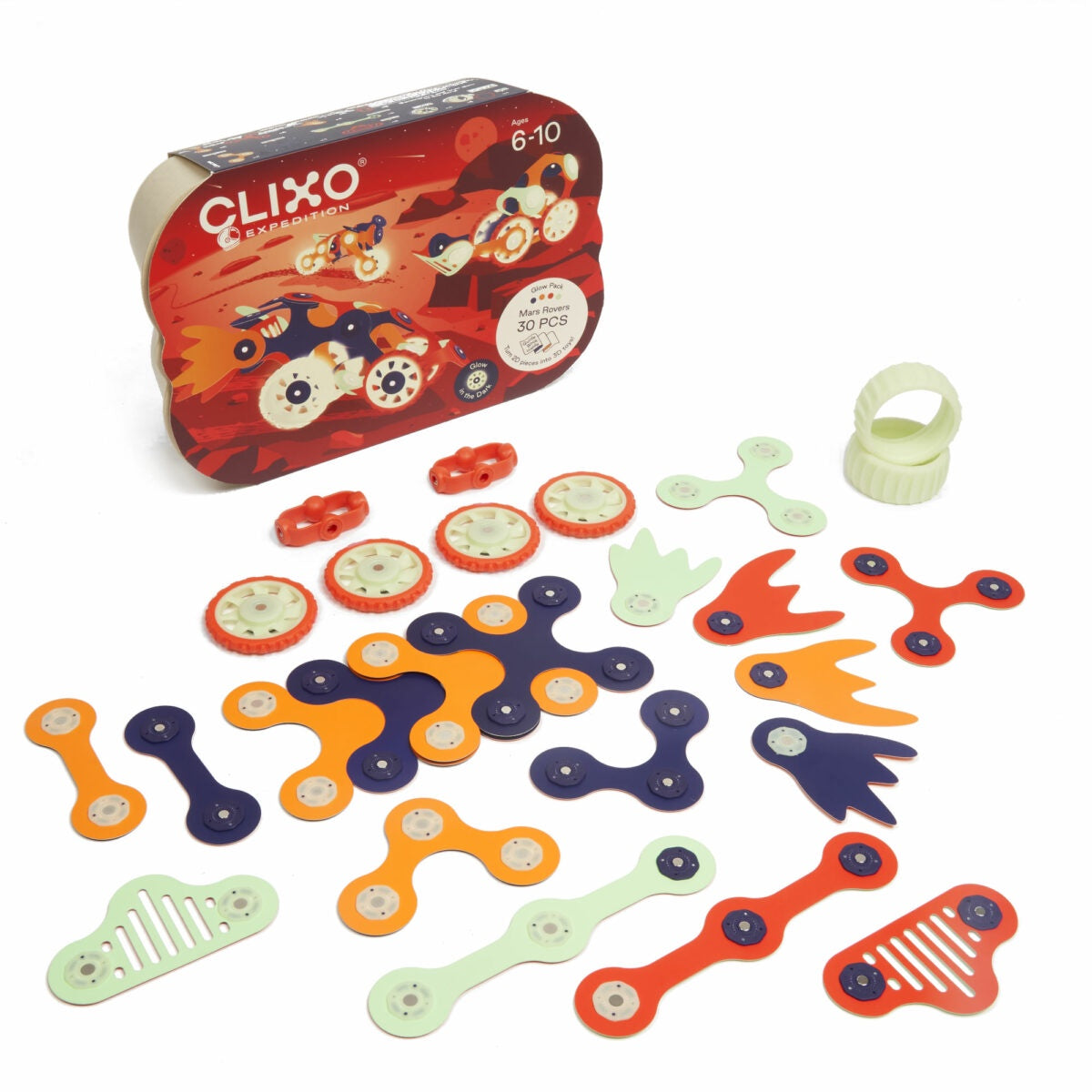 Clixo - Mars Rover Pack - Magnetic Building