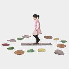 The Freckled Frog - Happy Architect - Nature's Footsteps-  Stepping Mats - 15 Piece