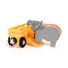 BRIO - Vehicle - Elephant and Wagon 2 pieces - 33969