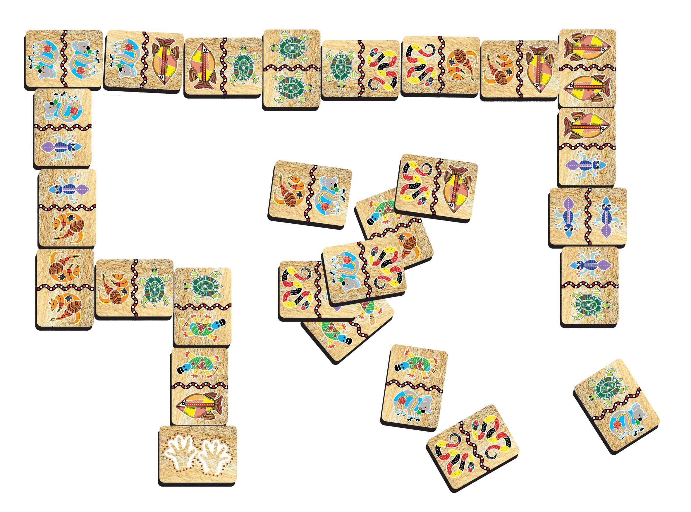 Tuzzles Aboriginal Art Domino Game