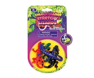 KEYCRAFT - Stretchy Colour Change Lizard - Sensory and Tactile Toys