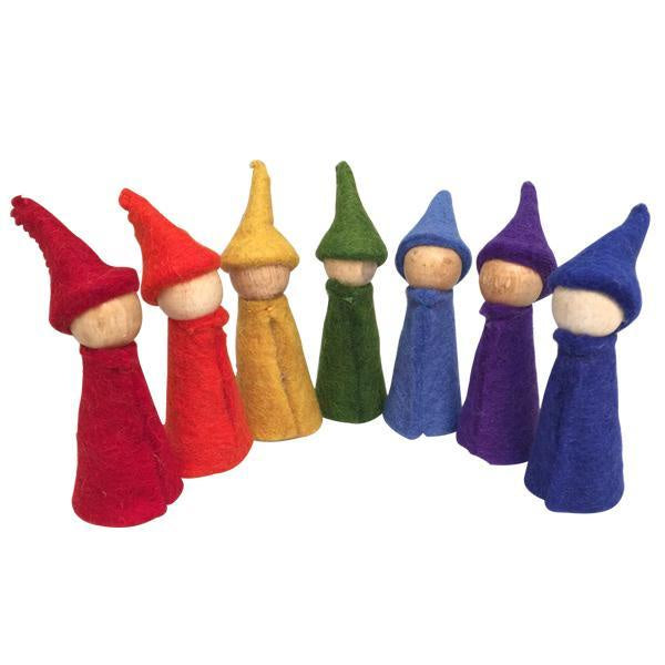 PAPOOSE Rainbow Gnomes - Set of 7