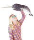 FOLKMANIS HAND PUPPET Whale, Narwhal