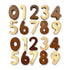 QTOYS - 2 Tone Number Set - Wooden Numbers