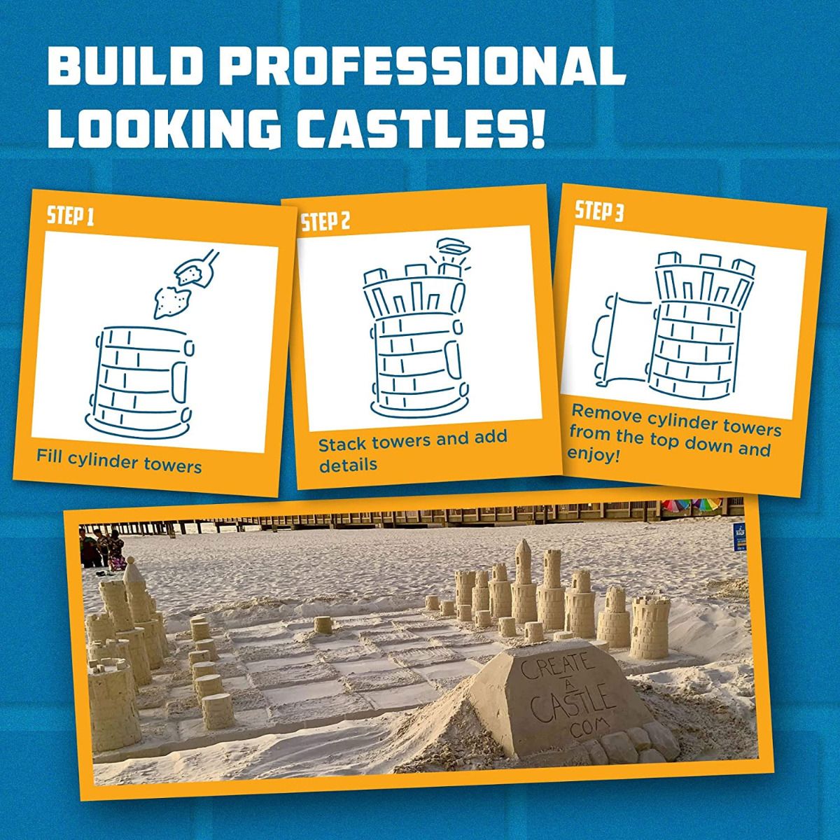 Create A Castle - Starter Kit - Sand Castle Molds