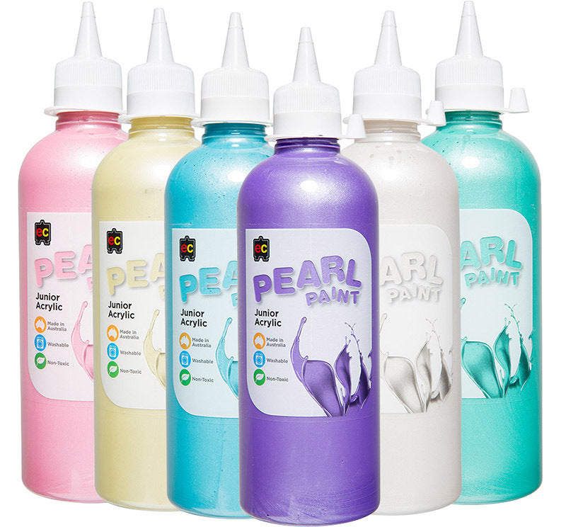 EC Pearl Junior Acrylic Paint - 500ml - Singles