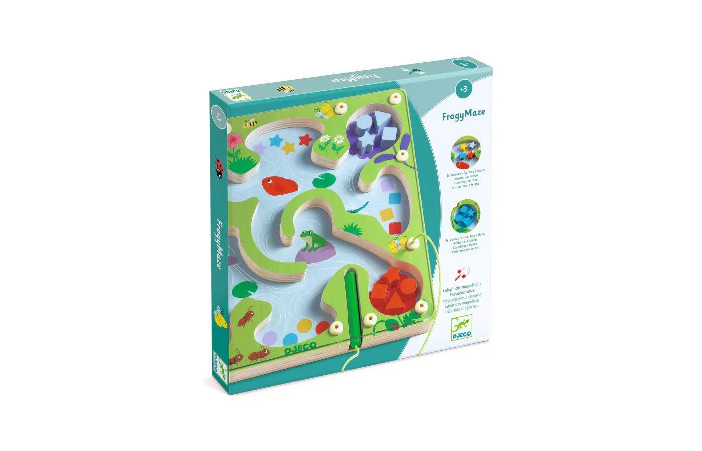 DJECO - Froggy Maze with Magnetic Pen