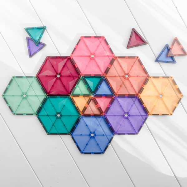 CONNETIX Magnetic Tiles - Pastel Geometry Pack 40 Piece