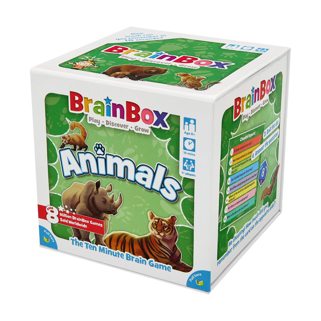 Brain Box Games - Animals - Card Game