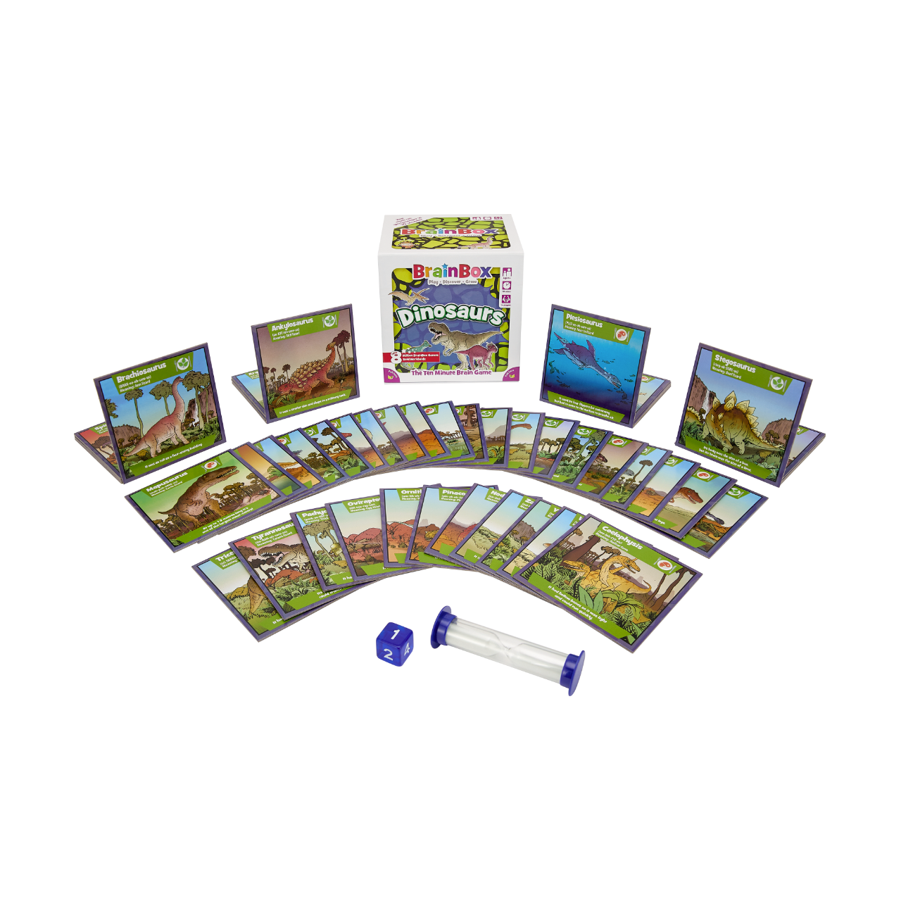 Brain Box Games - Dinosaurs - Card Game