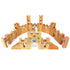 Bauspiel Large Fairytale Castle! Crafted with 16 large, jeweled castle blocks,