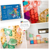 CONNETIX Magnetic Tiles - Rainbow Ball Run Expansion - 66 Piece