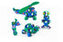 Clixo - Itsy Pack - Green/Blue - Magnetic Building