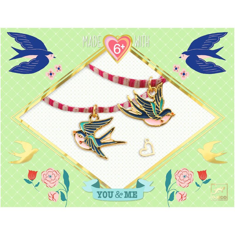 DJECO Art Kit - You & Me  Birds Ribbon Set