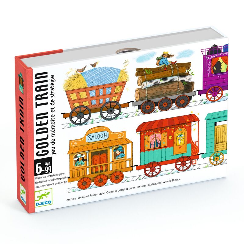DJECO Card Game -  Golden Train - NEW