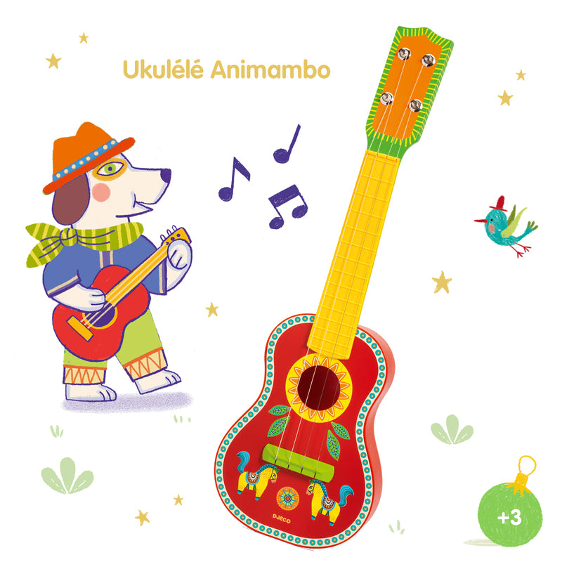 DJECO Animambo Music Guitar - Ukulele