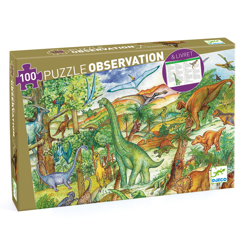 DJECO Puzzle Observation Dinosaur 100pc