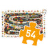 DJECO Puzzle Observation Car Rally - 54 piece