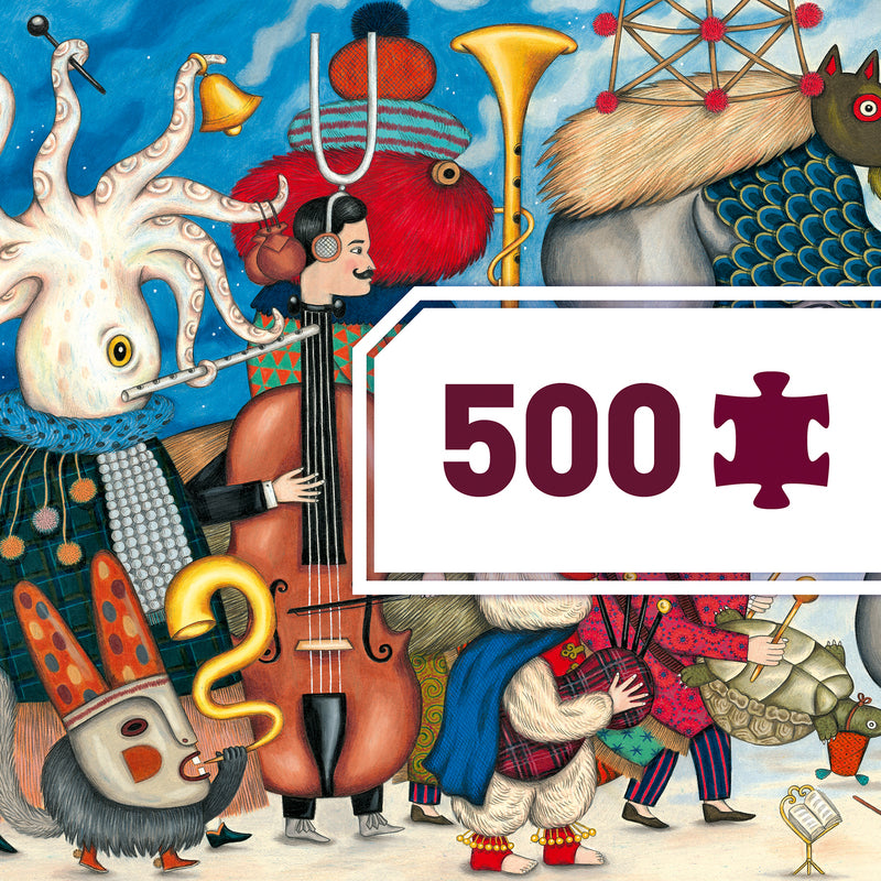DJECO Gallery Puzzle Fantasy Orchestra 500pc