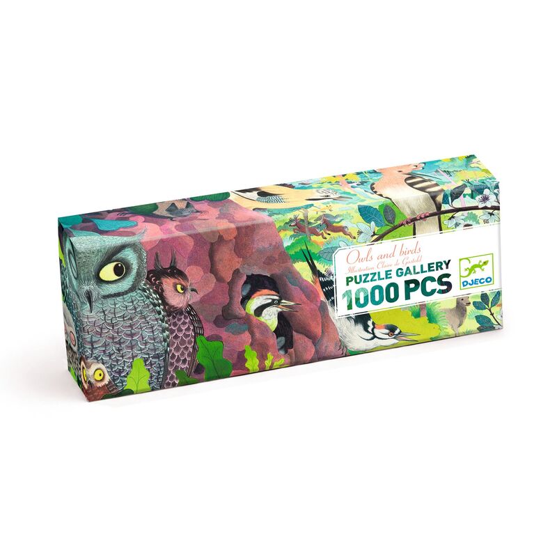 DJECO Gallery Puzzle Owls & Birds 1000pc