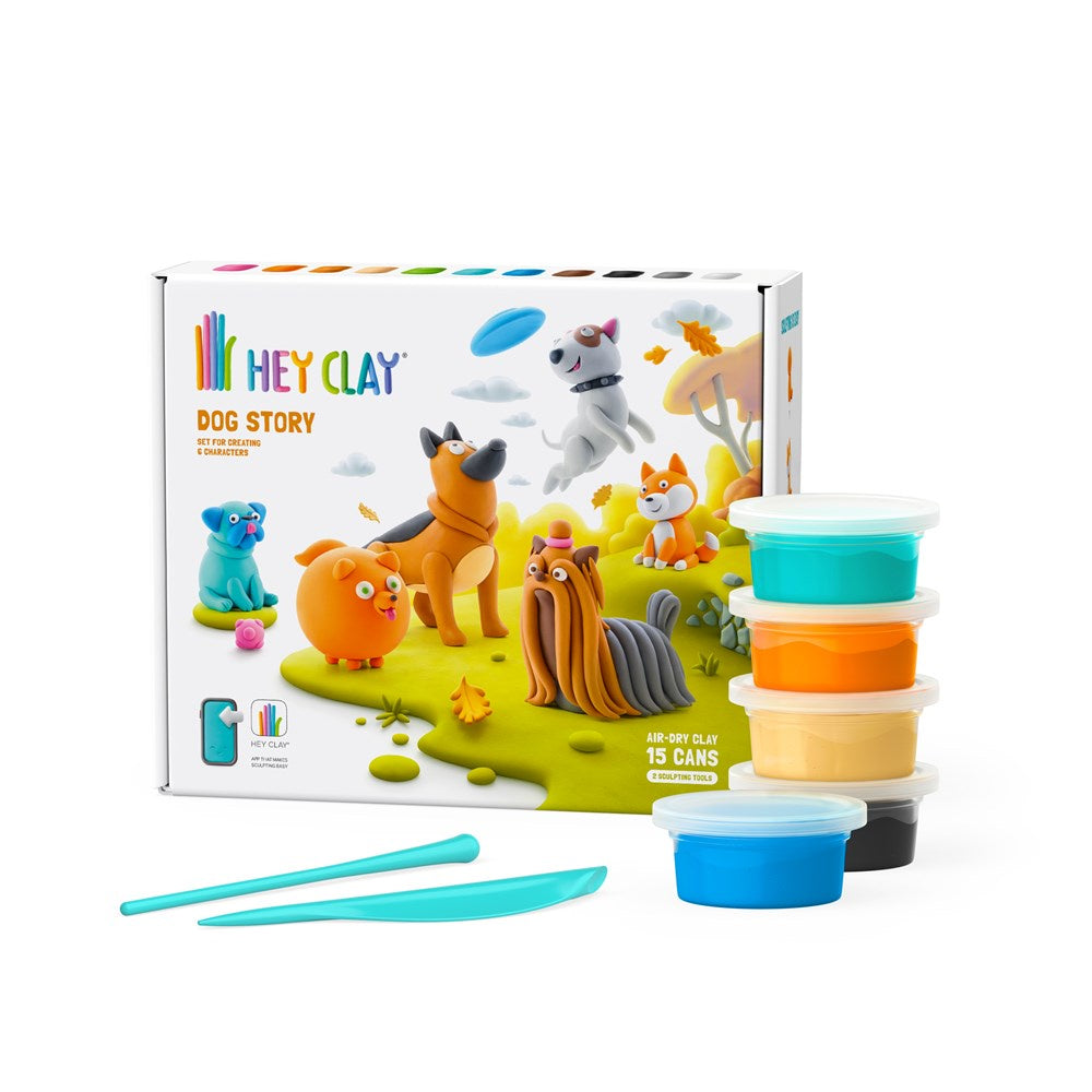 Hey Clay -Dogs  Set (15 Cans)