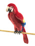 FOLKMANIS HAND PUPPET Scarlet Macaw
