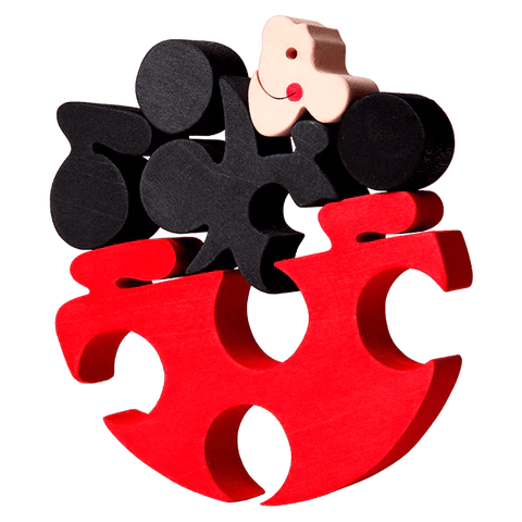 Fauna Puzzle - Ladybird Family - Wooden Puzzle